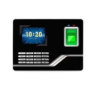 KENBT Sistema de Asistencia Huella Digital TCPIP USB Contraseña Access Control Office Time Reloj Recorder Empleado Dispositivo Máquina biométrica,Gestión eficiente(Without RFID Card,English)