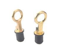 KENBT Tapón de Drenaje de Goma de Acero Inoxidable de 2 Piezas de 1 Pulgada for de Barco con Tapa a presión for un Orificio de 1 Pulgada,Antioxidante