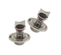 KENBT Tapón de Drenaje for Barco, Conector de ventilación for Barco, Accesorio for Piezas de Barco, tapón de Drenaje de sentina de Acero Inoxidable 316 de Alto Pulido,Antioxidante(2pcs)