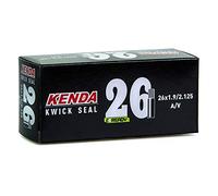 Cámara de Aire para Bicicleta - Kwick Seal Schrader de 28 mm - 26 x 1.9/2.125 - Espeso de 1 mm - Cámara de Bicicleta Antipinchazos con Autosellante Incorporado - Negro - Kenda