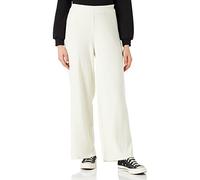 KENDALL & KYLIE K&K W High Rise Loose Pants Knit KKW3712025 Pantalones, Off-White, XL De Las Mujeres
