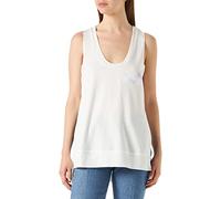 KENDALL + KYLIE K&k W Patch Logo Sleeveless Loose Top Kkw3611638 Camiseta Interior, Off White, M para Mujer