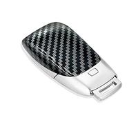 kenddeel, Fibra de carbono texturizada Key Shell Fob tapa de batería de fibra de carbono Key Cover compatible con Mercedes-Benz A220 E63S Clase e CLS Clase 2019-2021, negro