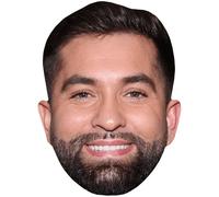 Kendji Girac (Beard) Big Head. Máscara más grande que la vida.