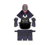 Kendo Bogu - Set de artes marciales (3 mm, incluye incluye incluye amarre, 3 mm), Set-3, small, Clásico