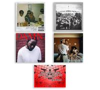 Kendrick Lamar - Kendrick Lamar Studio Albums Good Kid, M.A.A.D City / To Pimp A Butterfly / DAMN. / Mr. Moral & The Big Steppers con tarjeta artística