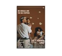 Kendrick Lamar Mr Morale - Póster artístico de álbum de 40 x 60 cm, sin marco, decoración de pared para bar, restaurante, sala de estar