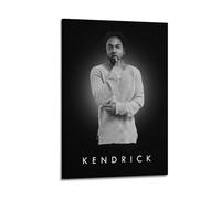 Kendrick Lamar - Póster decorativo de rapero de lienzo para pared e impresión artística moderna para decoración de dormitorio familiar, 50 x 75 cm