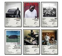 Kendrick - Póster de Lamar (juego de 6) para portada de álbum de rapero GNX, pósteres musicales para dormitorio, decoración de pared, pósteres e impresiones, 20 x 30 cm, estilo 5