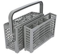 Kenekos - Cesta de cubiertos 2 en 1 universal variable apta para muchos lavavajillas y lavavajillas Bosch, Siemens, Miele, AEG y Neff, 23,0 cm x (8,5 cm + 4,5 cm) x 13,5 cm