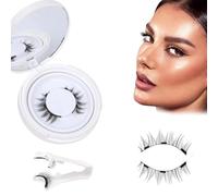 Keneva Magnetic Lashes, Keneva False Eyelashes, Fluffy Fake Lashes, Natural Look Reusable, No Glue Needed, Reusable False Lashes Easy Put On (UBS07)