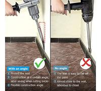 kengbi Chisels Ancho de cincel de azulejo 75 mm de Longitud 165 mm ángulo 15 cincel de cincel de carburo de carburo cementado