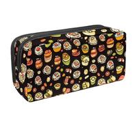KengjuTesu Estuche impermeable para lápices, estuche para lápices con cremallera, bolsa para dientes y pasta de dientes, suministros de oficina, organizador de papelería para adolescentes, niñas,