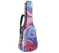 KengjuTesu Funda suave para guitarra acústica de 43 pulgadas con correa de mochila y 2 bolsillos, carcasa brillante, mochila sin relleno, impermeable, tela Oxford, bolsa para guitarra clásica,