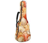 KengjuTesu Funda suave para guitarra acústica de 43 pulgadas con correa de mochila y 2 bolsillos, carcasa cálida, mochila sin relleno, impermeable, tela Oxford, bolsa para bajo para guitarras