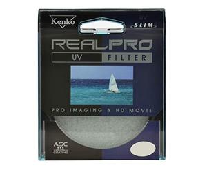Kenko 55S Real Pro MC - Filtro UV con Revestimiento antisuciedad (55 mm), Color Negro