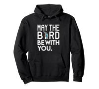 Kenko «May The Bird BE with You» [Negro con diseño de una Sola Cara] Sudadera con Capucha