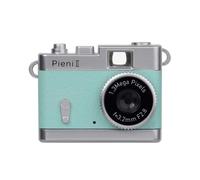 Kenko Mini cámara digital de juguete DSC-PIENI II Mint, grabación fija y video, compatible con tarjeta microSD, correa para el cuello incluida, 440780