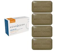 Kenkoderm Psoriasis - Jabón de barro del Mar Muerto con aceite de argán y manteca de karité, 4 unidades