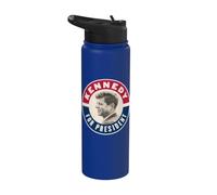 Kennedy Para Presidente 1960 Retro Stainless Steel Insulated Water Bottle