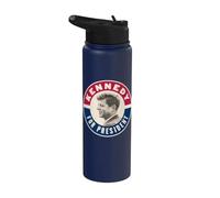 Kennedy Para Presidente 1960 Retro Stainless Steel Insulated Water Bottle