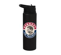 Kennedy Para Presidente 1960 Retro Stainless Steel Insulated Water Bottle