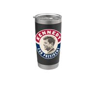 Kennedy Para Presidente 1960 Retro Vaso térmico de acero inoxidable de doble pared