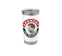 Kennedy Para Presidente 1960 Retro Vaso térmico de acero inoxidable de doble pared
