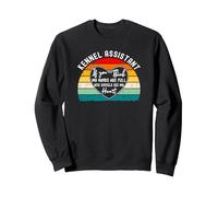 Kennel Assistant Apreciation - If You Think My Hands Sudadera, Unisex para Adultos, Negro, S