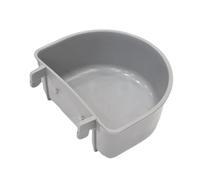 Kennel Hanging Pet Bowl - Waterproof Anti Fall Hook Dish, Cage Mounted Feeding Holder Item, Durable Dirt Resistant Nutrition Accessory Tool, Secure Animal Feedingg Solution | Cat Use, Puppy Feeding,