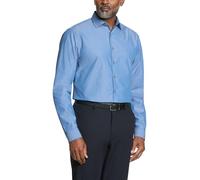 Kenneth Cole Camisa de Vestir Ajustada sólida, Hazy Blue, 41 cm-42 cm Cuello 91 cm-94 cm Manga para Hombre