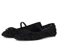 Kenneth Cole New York Myra Mesh Mary Jane - Zapatos planos para mujer, negro (Black Floral Mesh), 37.5 EU