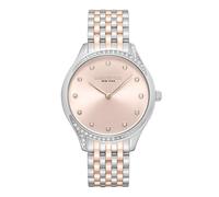 Kenneth Cole New York Reloj automático para mujer, de lujo, acero inoxidable, resistente al agua, diseño elegante, Cristal: dos tonos, Moderno minimalista
