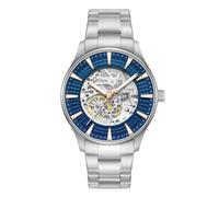 Kenneth Cole New York Reloj de lujo para hombre, movimiento automático, resistente al agua, diseño sofisticado y elegante, Azul, Moderno