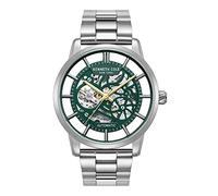 Kenneth Cole New York Reloj de lujo para hombre, movimiento automático, resistente al agua, diseño sofisticado y elegante, Verde: acero inoxidable, 44.5MM, Kenneth Cole New York Reloj automático para
