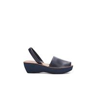 Kenneth Cole REACTION Fine Glass, Sandalias de Plataforma Slingback Mujer, Azul Marino, 38 EU