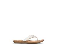 Kenneth Cole REACTION Glam-athon Thong Sandal, Sandalia Mujer, White, 37.5 EU