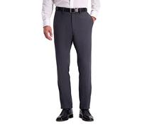 Kenneth Cole Reaction Men's Shadow Check Stretch Slim Fit Dress Pant, Blue, 34Wx32L