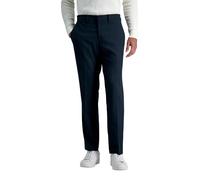 Kenneth Cole REACTION Men's Stretch Windowpane Slim Fit Flat Front Dress Pant