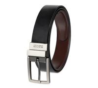 Kenneth Cole REACTION Men's U-Turn Reversible Leather Belt,Black/Brown,36
