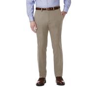 Kenneth Cole Reaction Men's Urban Heather Slim Fit Flat Front Dress Pant, Oatmeal, 32x30