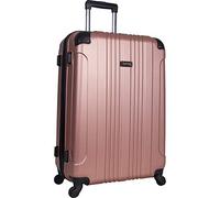 Kenneth Cole Reaction out of Bounds - Maleta Ligera y rígida con 4 Ruedas, Oro Rosa, 28-Inch Checked