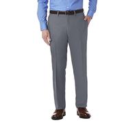 Kenneth Cole Reaction - Pantalones elásticos para Hombre con Parte Delantera Plana y Corte Moderno, Gris Oscuro, 36W/32L