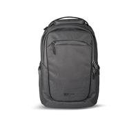 Kenneth Cole REACTION Parker Polyester Abrasion-Resistant Travel 17" Backpack with Removable Laptop Sleeve, Black Mochila, Negro, Unisex Adulto