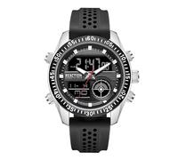 Kenneth Cole REACTION Reloj Ana-Digi para hombre, pantalla digital analógica, características multifunción, bisel deportivo, diseño moderno, accesorio casual diario, reloj de moda de estilo de vida