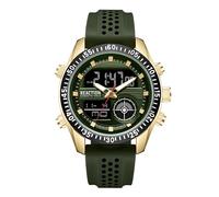 Kenneth Cole REACTION Reloj Ana-Digi para hombre, pantalla digital analógica, características multifunción, bisel deportivo, diseño moderno, accesorio casual diario, reloj de moda de estilo de vida