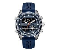 Kenneth Cole REACTION Reloj Ana-Digi para hombre, pantalla digital analógica, características multifunción, bisel deportivo, diseño moderno, accesorio casual diario, reloj de moda de estilo de vida