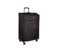 Kenneth Cole Reaction Rugged Roamer Luggage Collection - Maleta de Viaje Ligera y expandible con 8 Ruedas, Black, 20-Inch Carry-On, Rugged Roamer - Maleta de Viaje Ligera y expansible de 8 Ruedas de