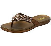 Kenneth Cole REACTION Sandalia Glam-athon para mujer, Bronce, 39 EU