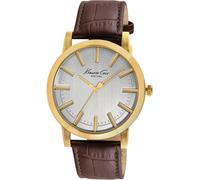 Kenneth cole reloj analogico para hombre de cuarzo con correa en piel